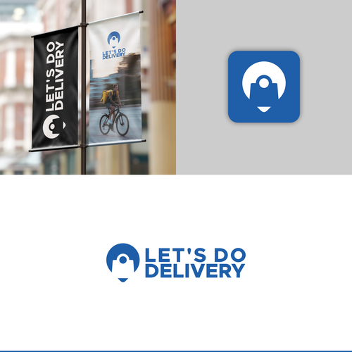 Delivery Service Logo Design by code.signs