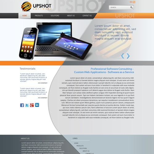 Help Upshot Software with a new website design Design von Dev S