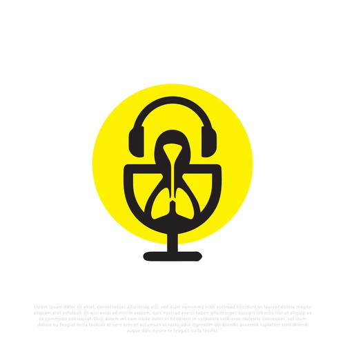 Logo Design for a Lung Cancer Podcast Focused on Real Conversations and Hope Design by designXd_pro
