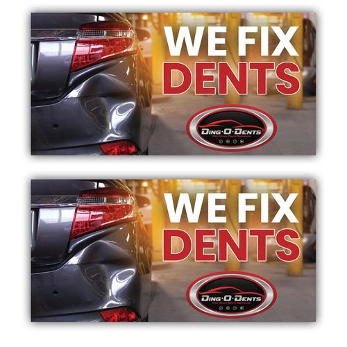 We Fix Dents banner Design by ☑️ ABDUL HAKIM ✌