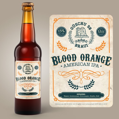 Label for handcrafted Beers Design by @andygunawan