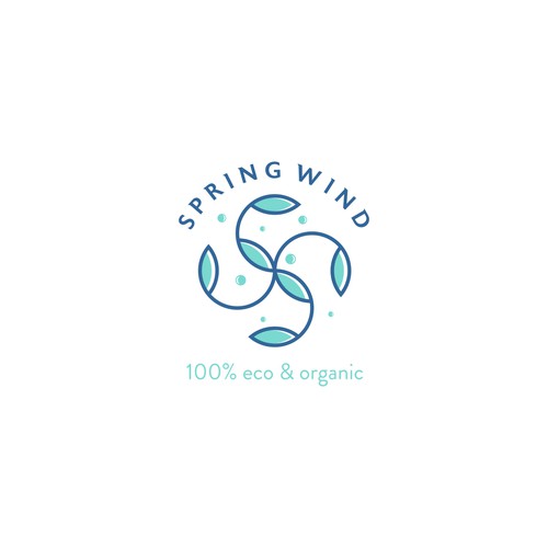 Spring Wind Logo Diseño de Shandre