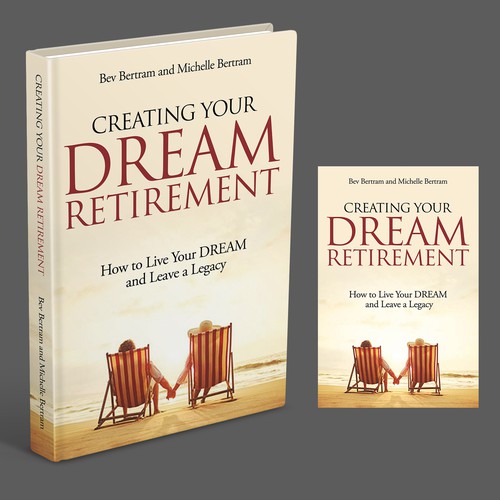 Create stunning book cover about retirement (no boring designers