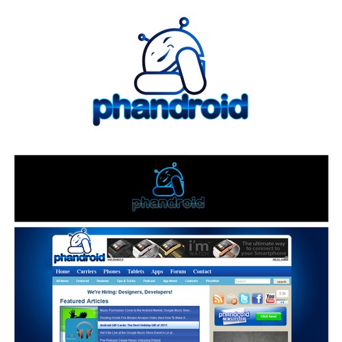 Phandroid needs a new logo デザイン by Natashasha