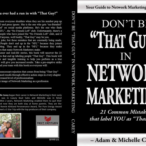 NCP BOOK COVER - Don't Be "That Guy" In Network Marketing Design by djnatelson