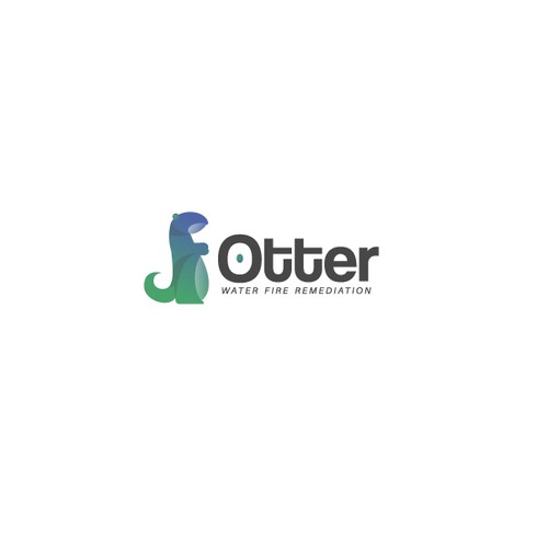 Otter Logo and brand design Réalisé par KillipINC