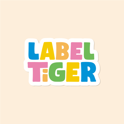 Design & logo of a modern and playful brand for name stickers for children Design by evano.