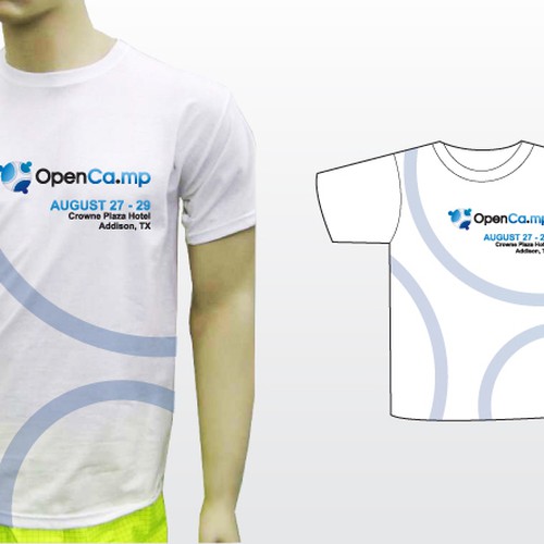 1,000 OpenCamp Blog-stars Will Wear YOUR T-Shirt Design! Design por Stefan-INS