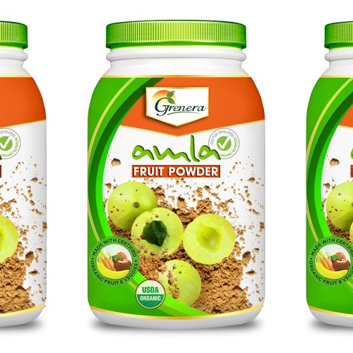 Amla Fruit Powder Label Design by bcra