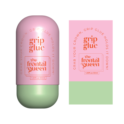 Sayyed JamshedさんのDesign Wig Glue Product label  for a Viral Gen Z hair brand!デザイン