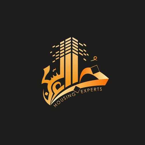 Logo on Arabic language "خبراء السكن" Design réalisé par The Magical