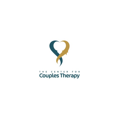 Simple, elegant logo to attract discerning couples therapy clients Design by Wodeol Tanpa Atribut