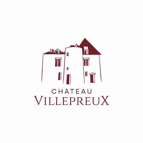 Modern new logo for French chateau and vineyard Design von desi9nart