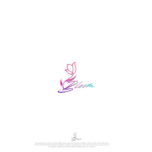 Flower bloom visual logo to appeal to mature women Design by oopz