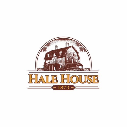 Historic and Famous Hale House Logo Design Design by Adam Anggriawan