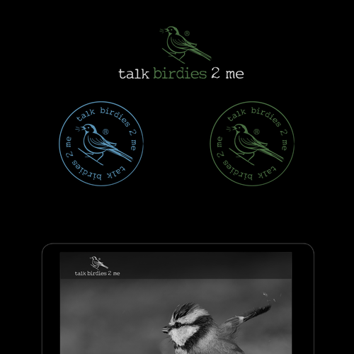 Design a powerful yet subtle bird logo for new professional birding company! Design by Studio Clevrik