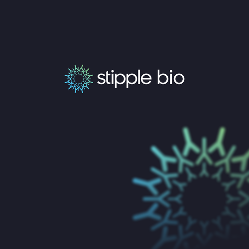 Design a logo for a biotech that uses "molecular stippling" to map out cancer's vulnerabilities Design by immortal™