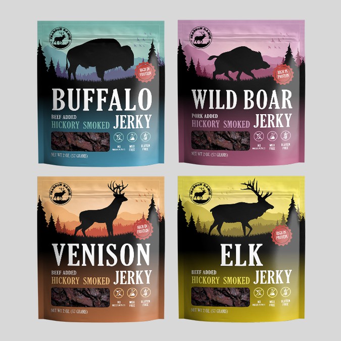 Separated from the herd of Beef Jerky's Product packaging contest
