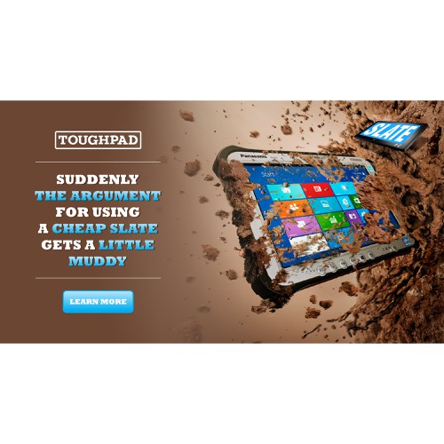 Create eye catching banner ads for the latest rugged tablet pcs! Design by LocLe