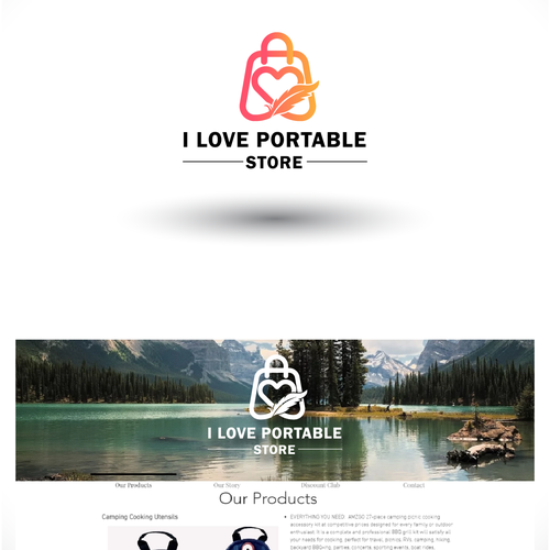 Powerful logo to launch our new brand of portable products! Design by walker design 2