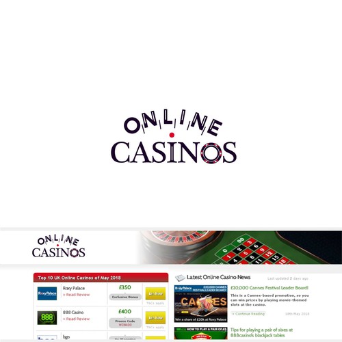 OnlineCasinos.co.uk - logo needed for > modern casino comparison site Design by apelsini