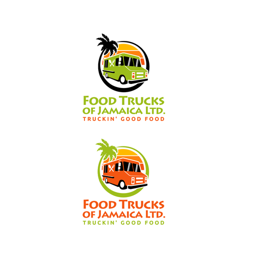 Fun Food Truck Logo Design réalisé par Raz4rt