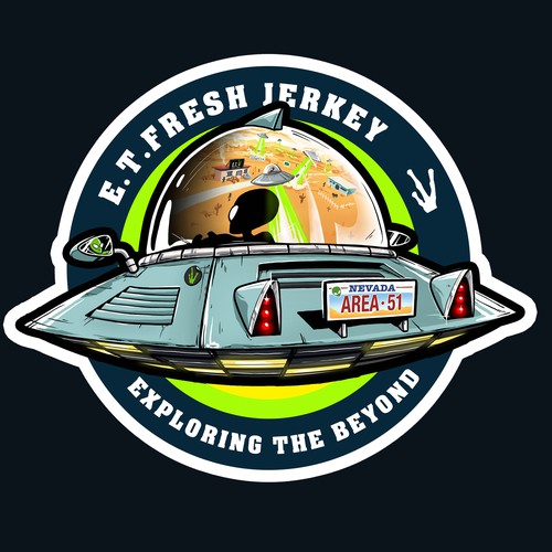 UFO Sticker contest! Design by herizkob