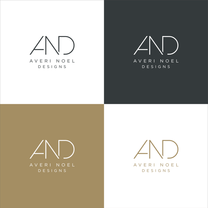 Elegant Modern Interior Designer Logo W Samples Logo