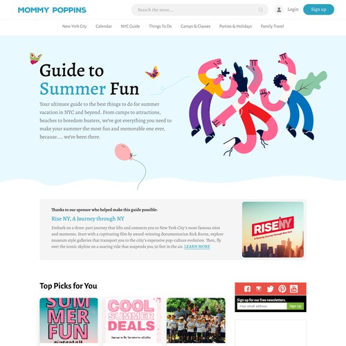 Guide Page for Leading Travel and Culture Website Design by ⚡️unbox.style⚡️