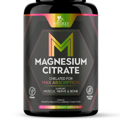 Premium Magnesium Citrate Design needed for Nature's Nutrition Design by ✝DeSiGnEr✝JOHN