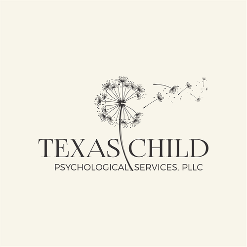 Hand-drawn dandelion logo for child psychologist Design by CreativeBP