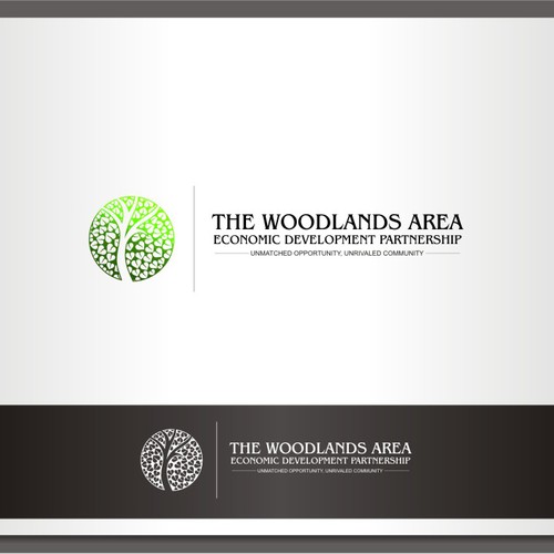 Help The Woodlands Area Economic Development Partnership with a new logo Réalisé par _wisanggeni_