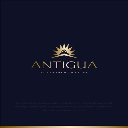 Logo for Antigua Superyacht Marina Design by harrysvellas