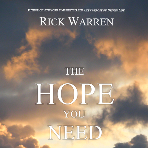Design Rick Warren's New Book Cover Réalisé par efficient.ideas