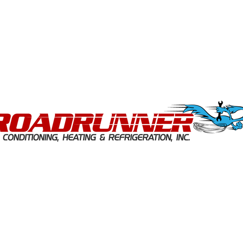 logo for Roadrunner Air Conditioning, Heating & Refrigeration, Inc. Design by Kang JM