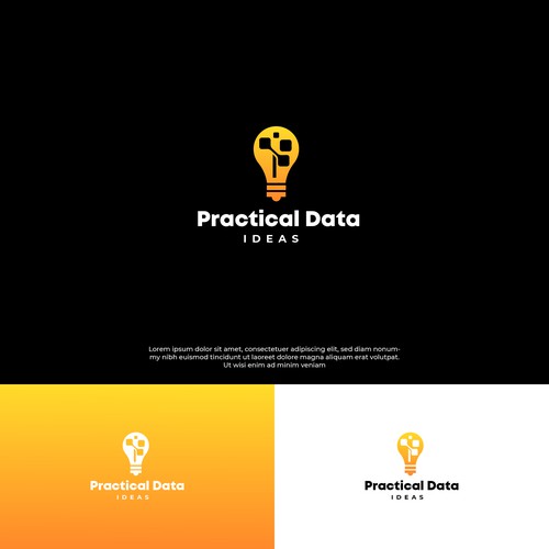 Design Help me create a fun logo that conveys sharing ideas on using data di NuriCreative