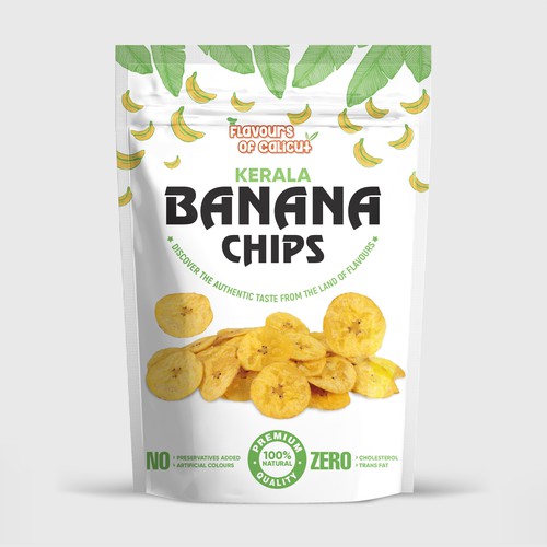 Package Design for Banana Chips Design by Gustavo RV