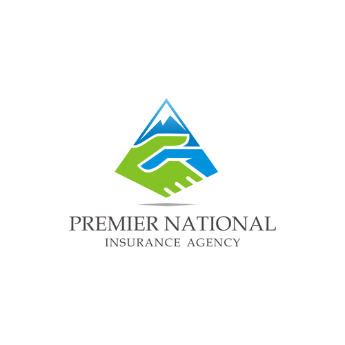 Handshake and/or Mountain Logo for Premier National Insurance Agency Design by Adinath_go!
