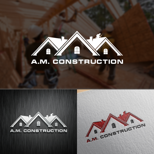 Next level Construction Logo for Home Improvement business "A.M. Construction" Design by sultan wisnu sadewa