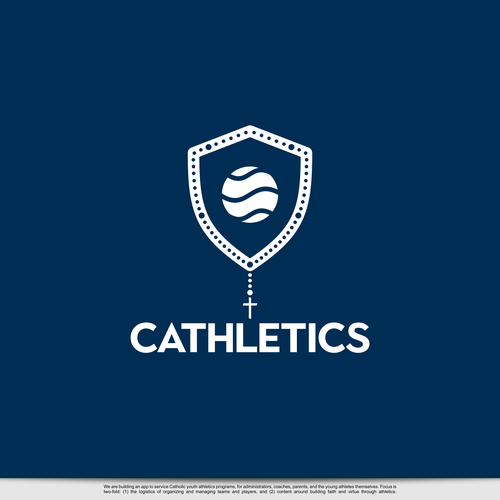 App branding: Christian Faith + Youth Athletics Design by DC | DesignBr