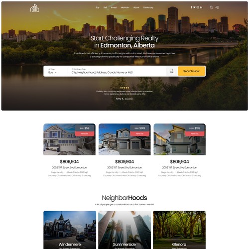 Designs | Local Real Estate Website - Help Us Crush the Competition ...