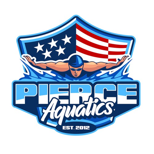 Swim Team Logo Design by VANAS OFF THE SUNN