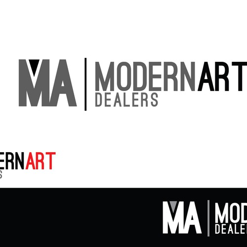 Create a MODERN logo and business card for a fine art gallery specializing in modern art Design by wendizzle10