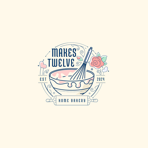 Home bakery logo request Design by Kr8v.in