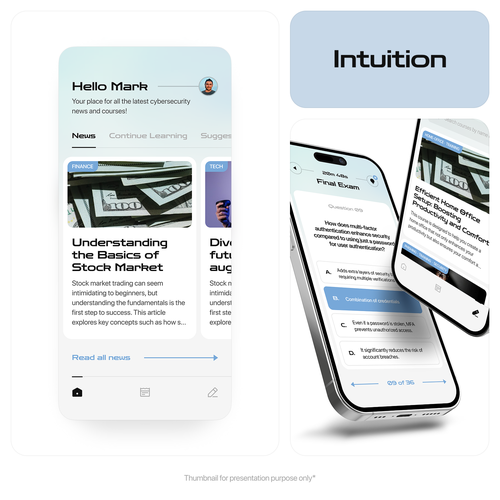 Designs | UI/UX Redesign for Cybersecurity Learning App – Intuition (4 ...