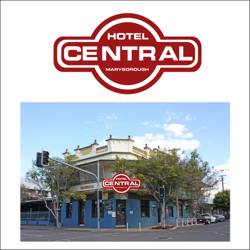 Logo for Hotel Central Design by Antastic