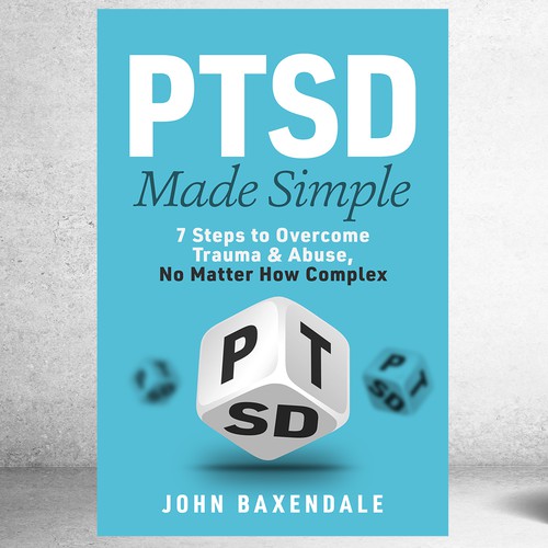 We need a powerful standout PTSD book cover Diseño de digitalian