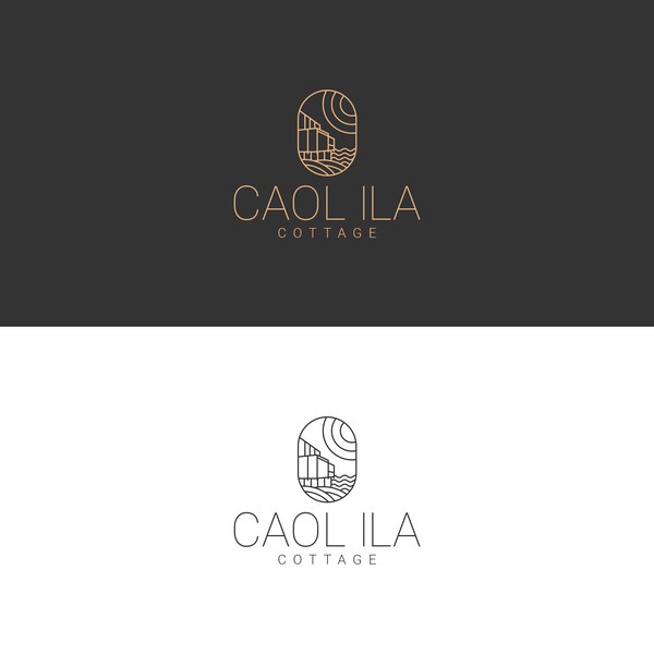 Design by Andrew Kravchuk titled "Logo Caol Ila Cottage"
