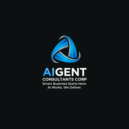 AI Agent Company: Appealing to small to medium sized businesses. Design by Blinca