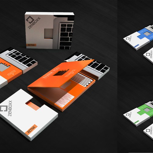 Zenboxx - Beautiful, Simple, Clean Packaging. $107k Kickstarter Success! Design by zcallaway